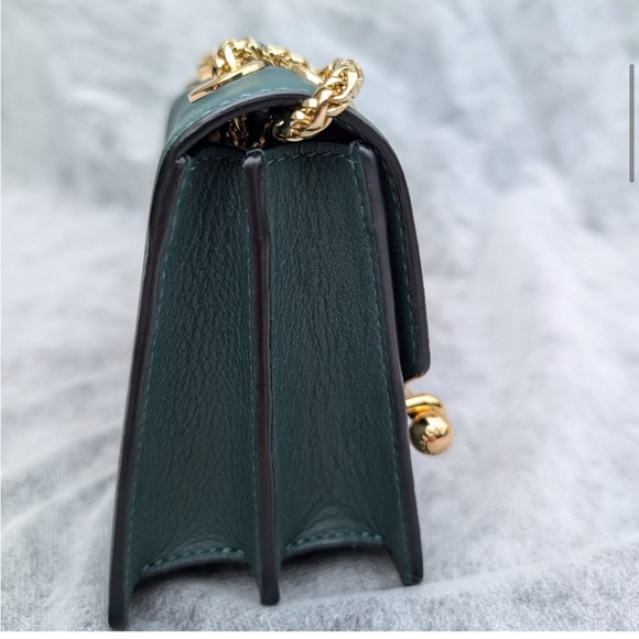 Strathberry East/West Mini in Bottle Green - Picture 5 of 9